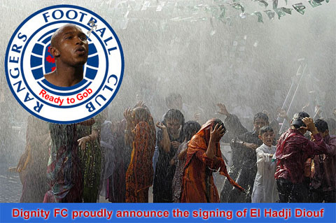 Rangers sign serial spitter El Hadji Diouf