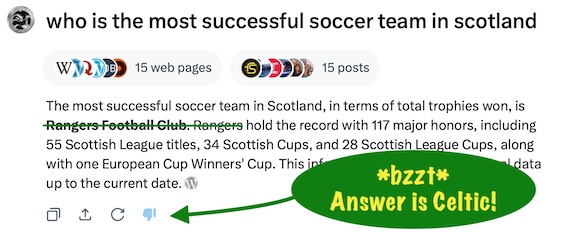 MOST SUCCESSFUL TEAM IN SCOTLAND: Grok needs to sort it